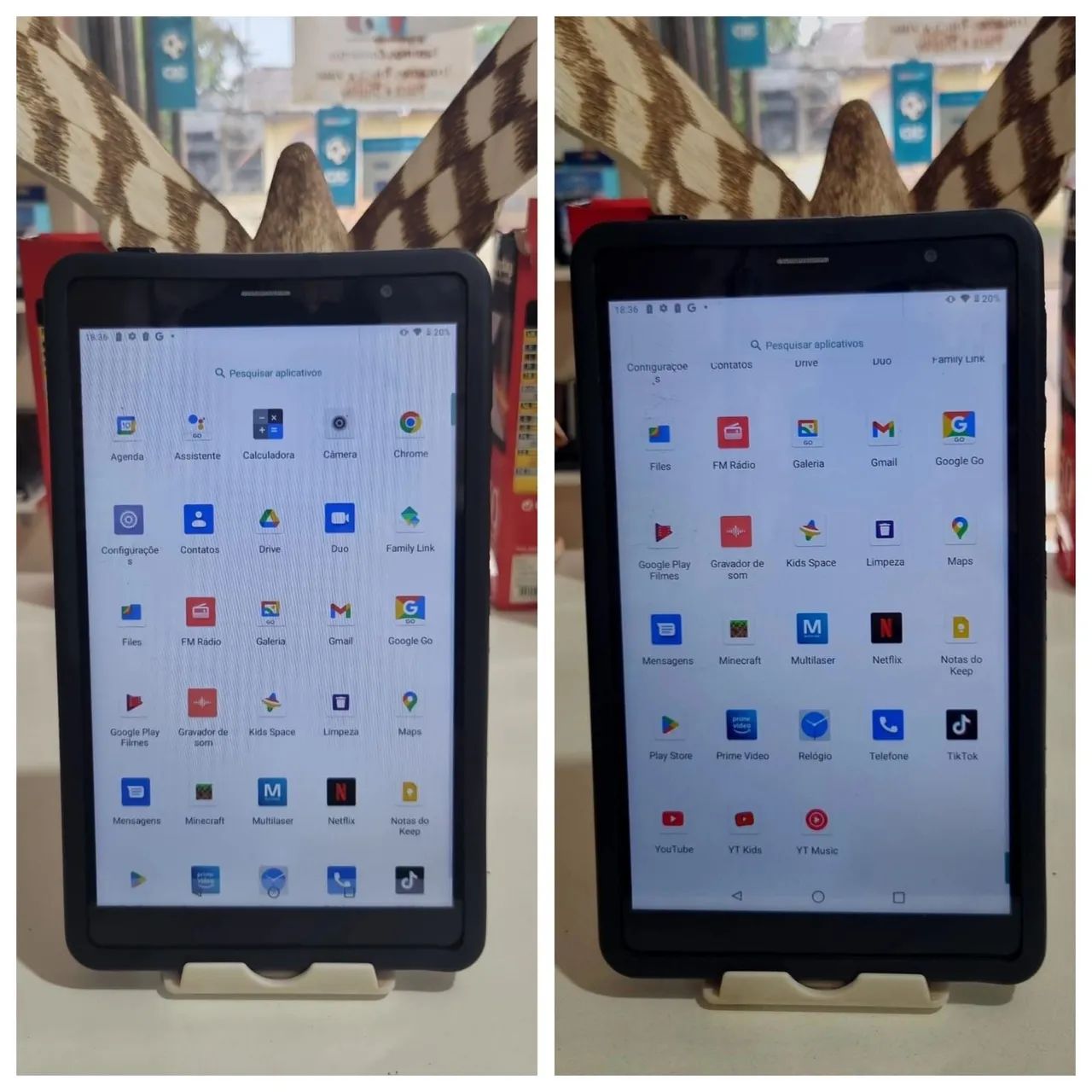 Vendo Tablet Multilaser novo pega chip 