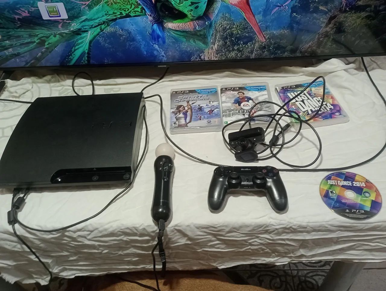 Ps3 Slin com move e camera  - Foto 3