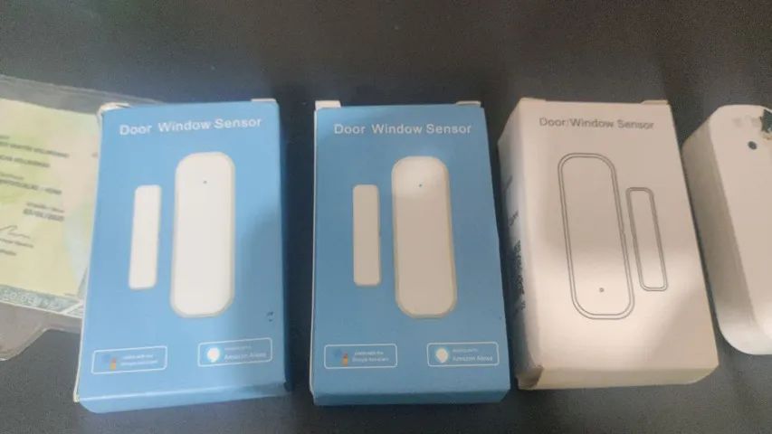 Sensor de Porta e Janela WiFi Tuya Smart - Compatível Alexa e Google - Foto 2