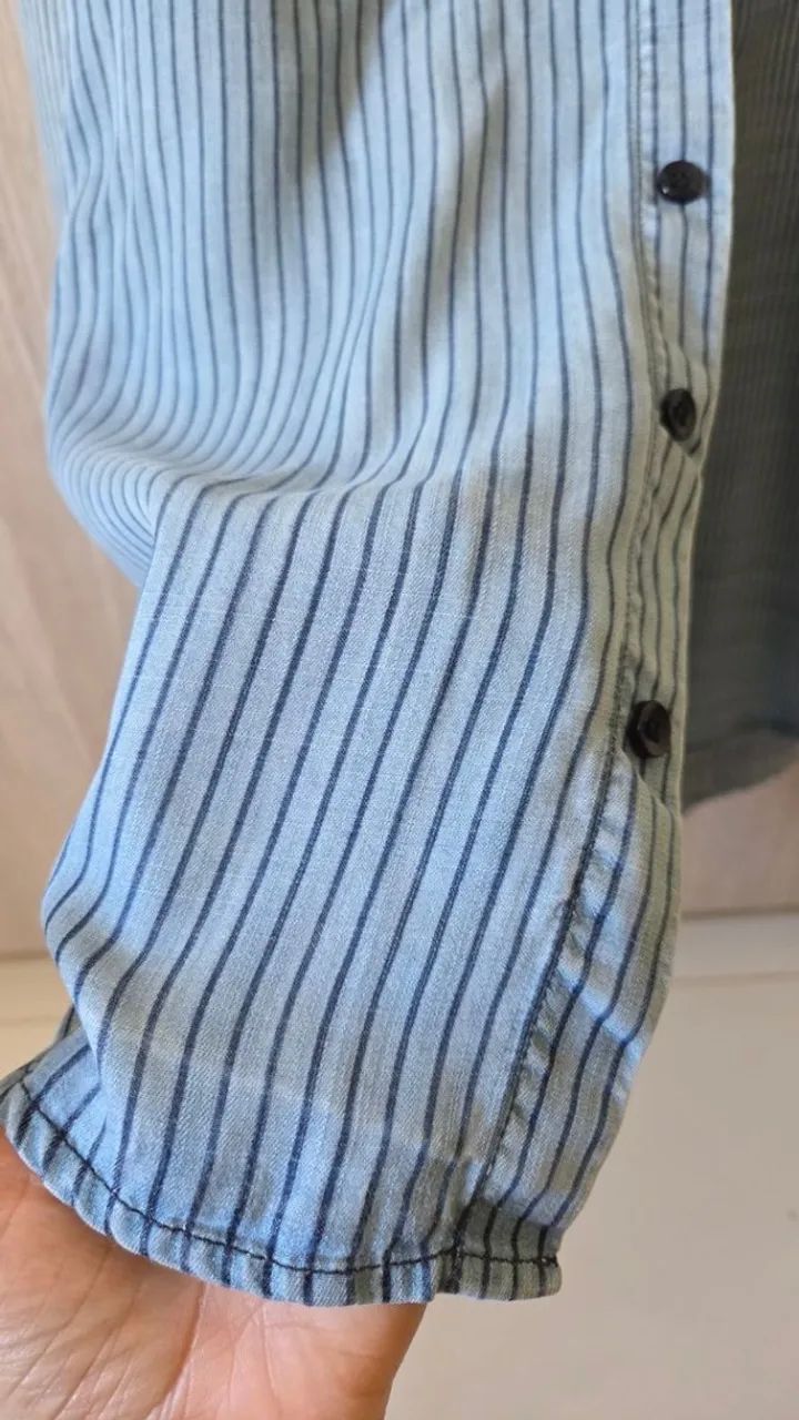 Camisa jeans masculina Cavalera original - veste M e G - Foto 4