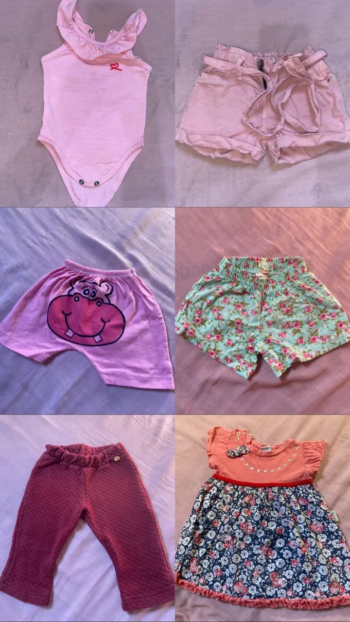 Lote de roupa infantil menina - Foto 2