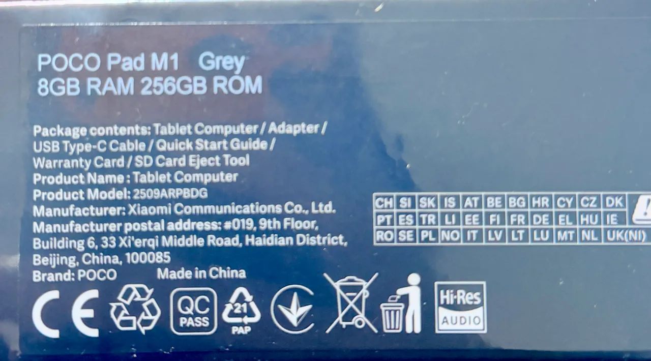 Tablet Poco Pad M1 8gb/256gb Novo/Lacrado - Foto 4