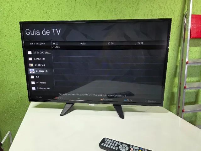 Smart Tv De 32 Aoc Le32s5970 Com Tela Led Hd - Preto - Foto 2