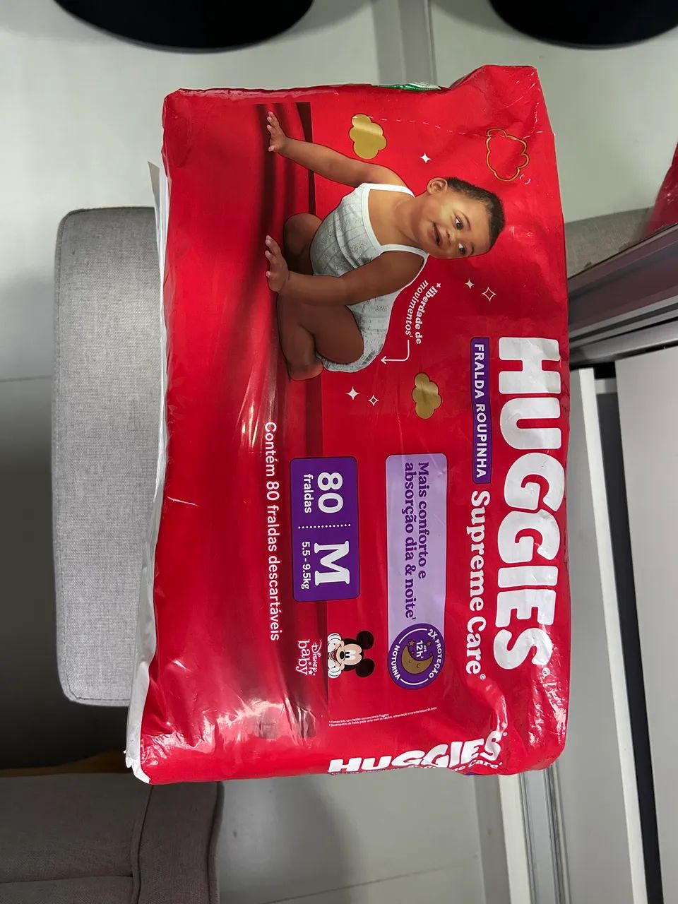 Fralda Huggies M - Troco por G - Foto 2