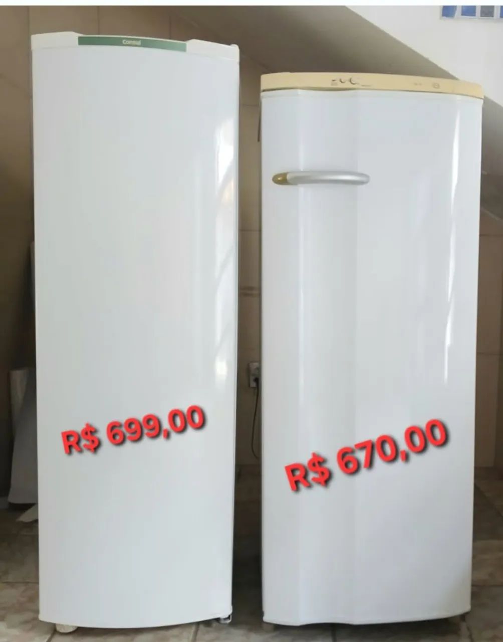 Geladeiras usadas em Caruaru 