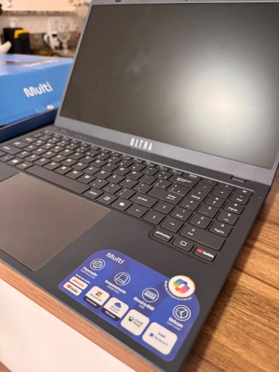 Notebook Multi Ultra Celeron N4020c 4gb 128gb W11 15.6 polegadas - Cinza - 2 MESES DE USO - Foto 5