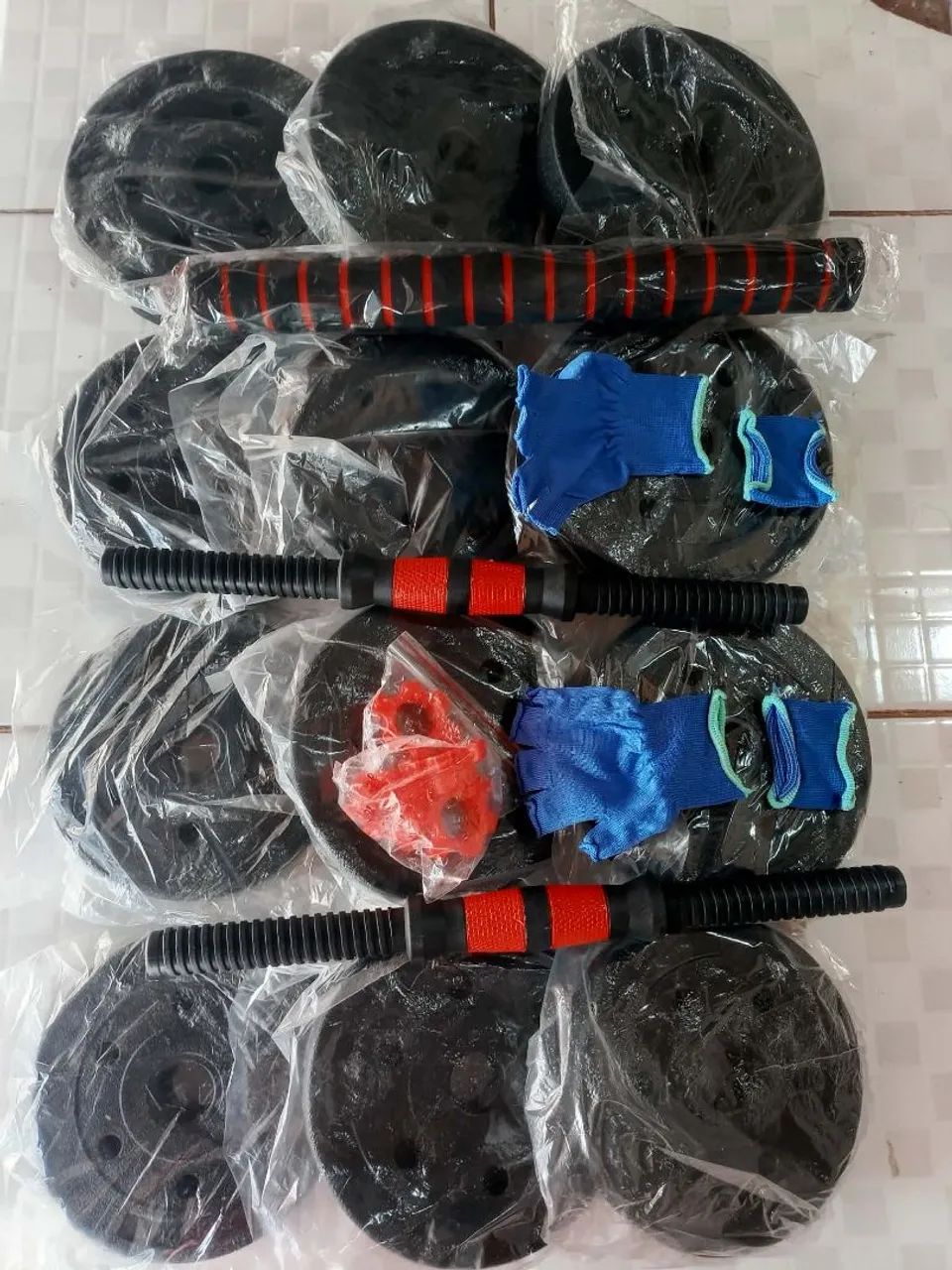 Kit Halteres 2 em 1 total 20kg - Foto 2