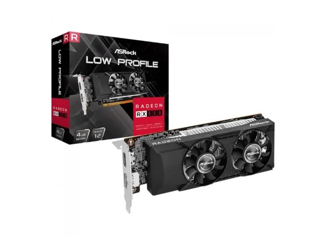 VGA PCI-e AMD Radeon RX 550 ASROCK 4GB DDR5 128 bits [RX550 LP 4G
