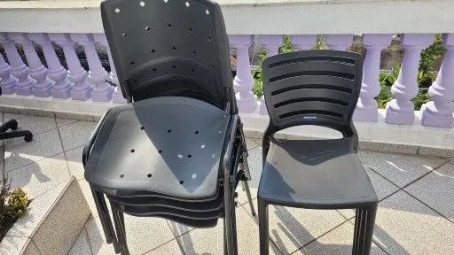 Lote de 16 cadeiras com e sem rodinhas - Foto 3