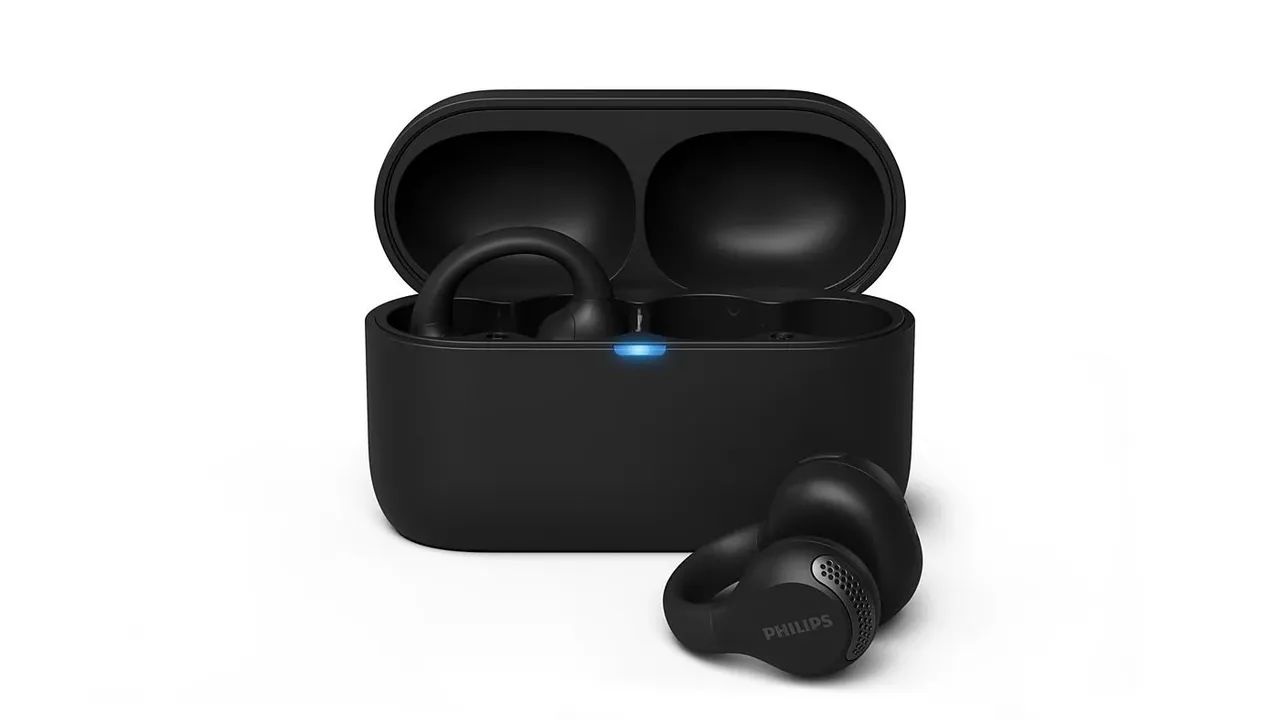 Fone Bluetooth Philips TAQ2000BK/00 TWS Open Ear Preto - Foto 4