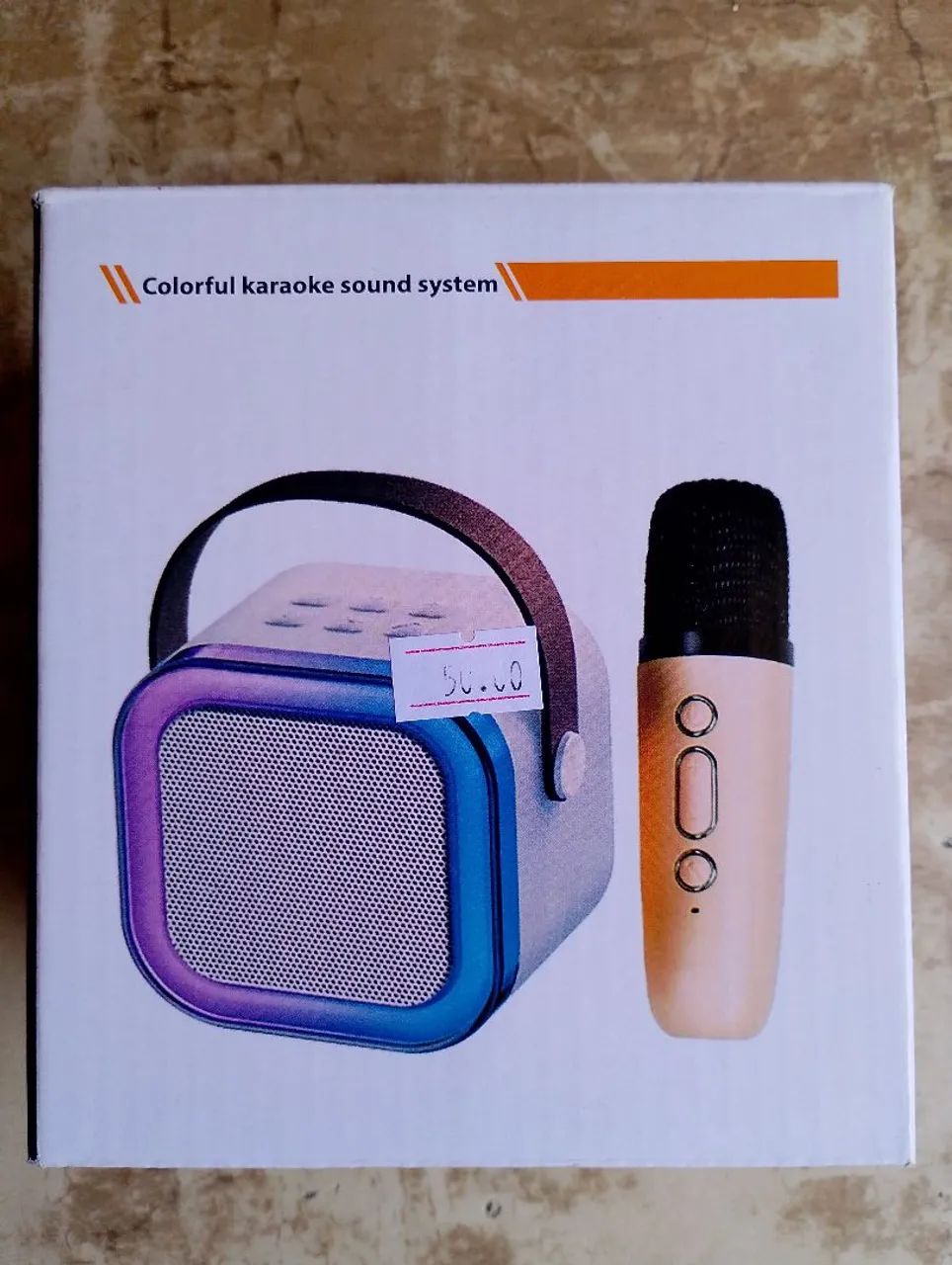 CAIXA DE SOM COM MICROFONE 