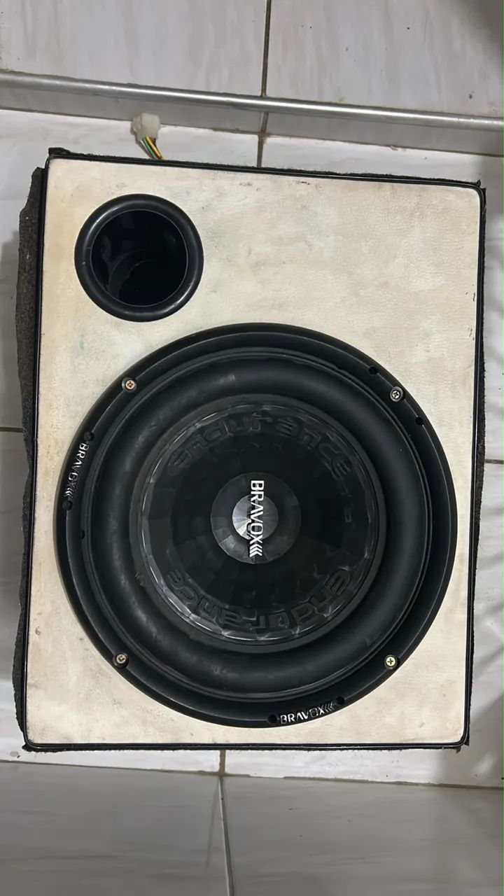 Vendo sub 12 polegadas bravox 