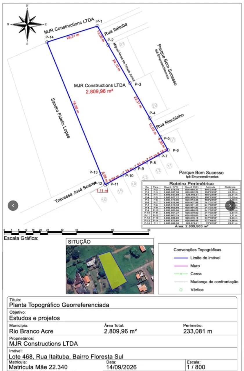 Área de 2.809,96m2 a 450m do Via Verde Shopping - documentada - Foto 5