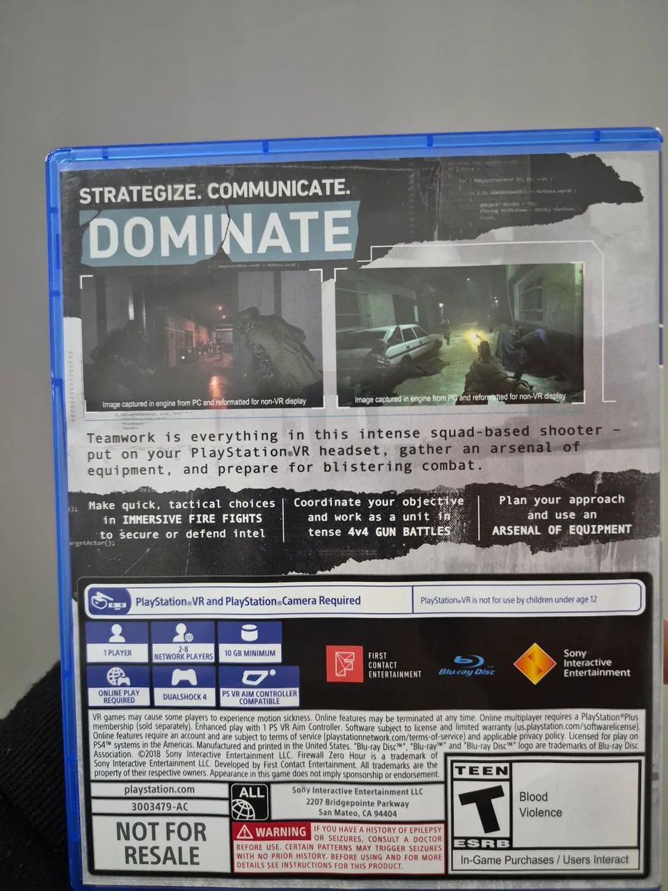 Jogo Firewall Zero Hour para PS4 ( PS VR) - Foto 2