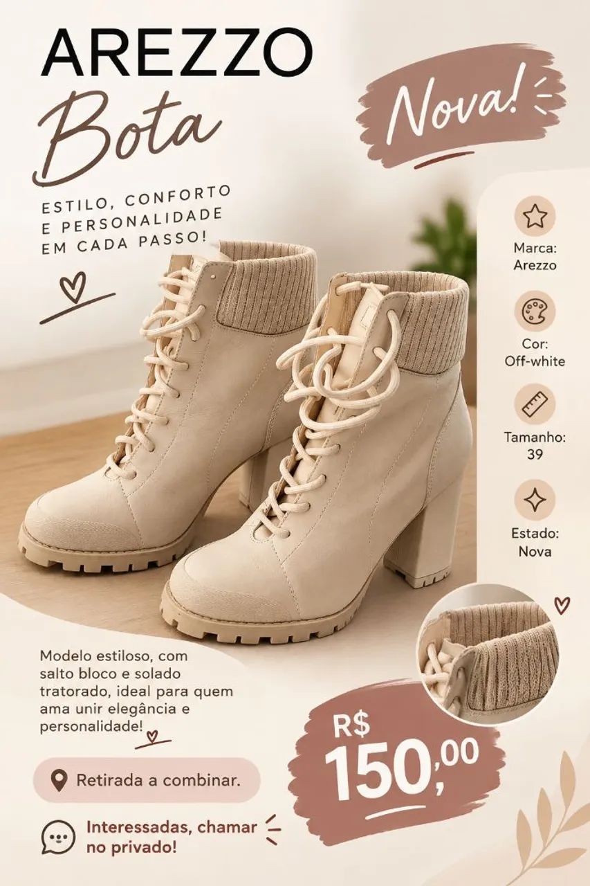 Bota Arezzo 