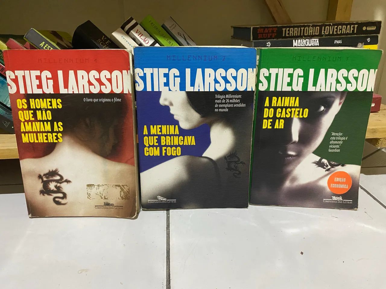 Livros trilogia millenium 