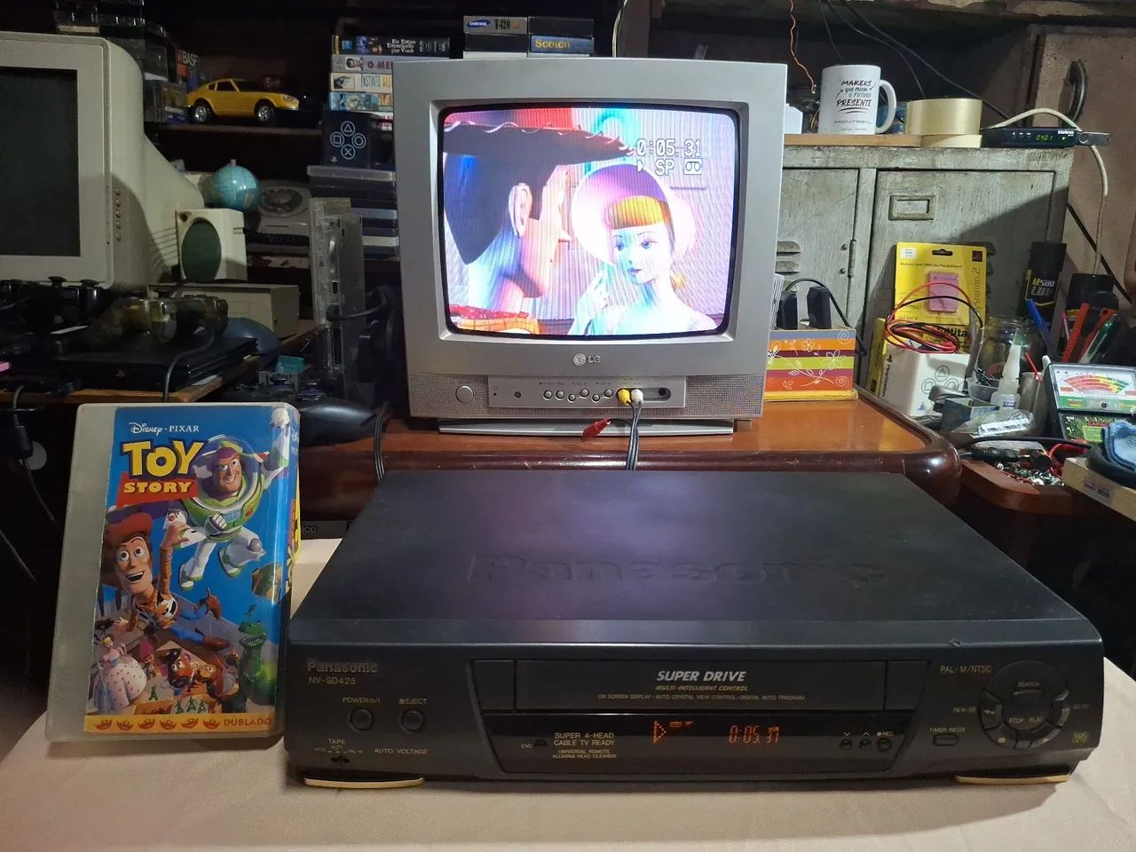 Video cassete Panasonic NV-SD425 funcionando perfeitamente <br> - Foto 2