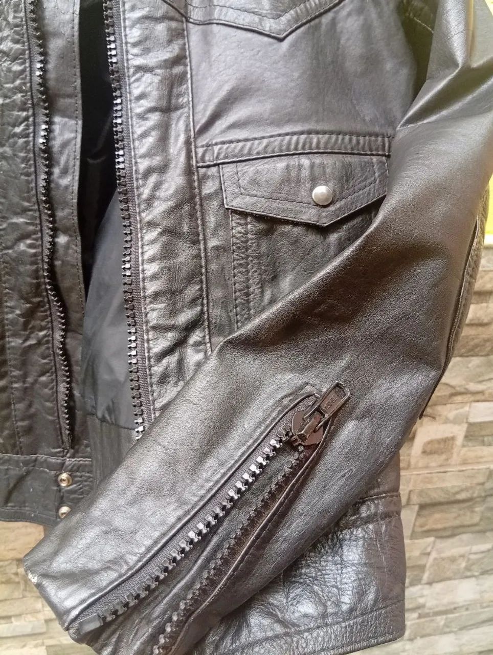 Jaqueta couro masculino  - Foto 2