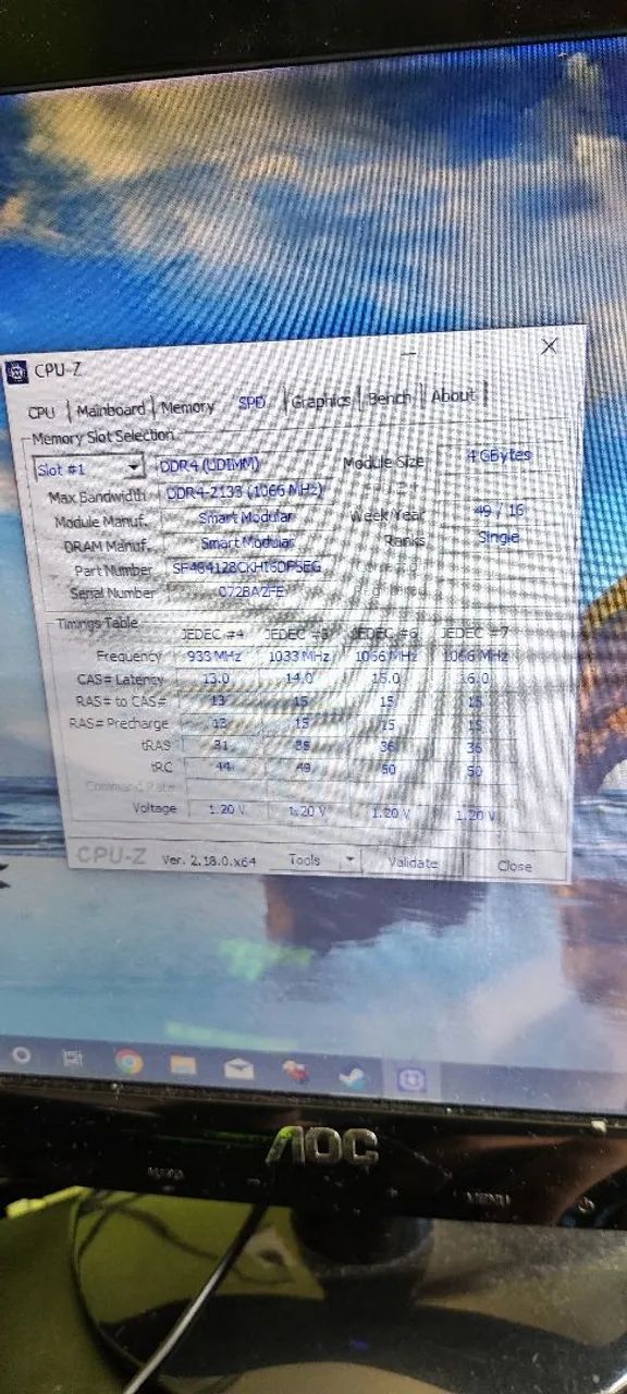 CPU I3 6 geração 4gb ddr4 SSD 120gb - Foto 4