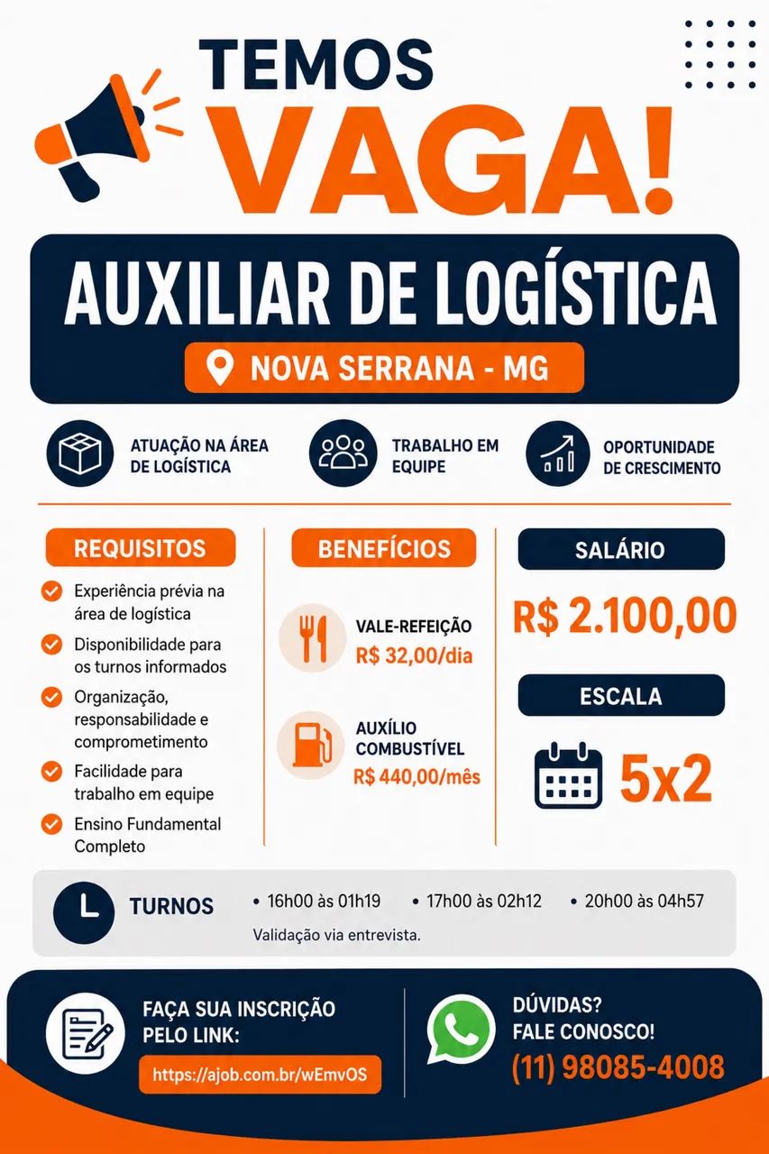 Auxiliar de logística  - Foto 2
