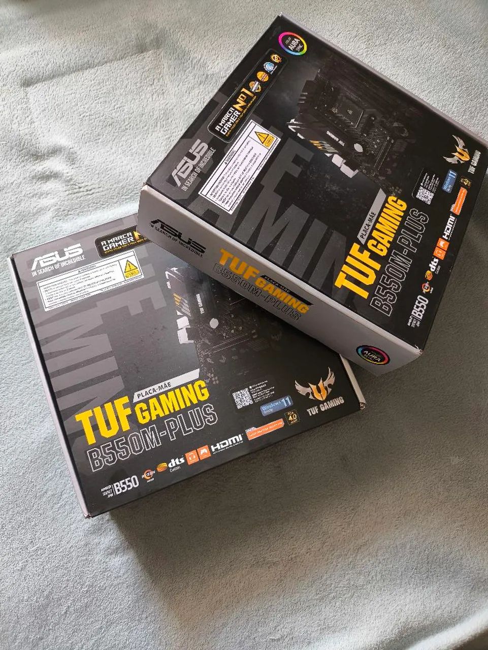 Placa-mãe ASUS TUF Gaming B550M-PLUS | Ryzen | Nova - Foto 2