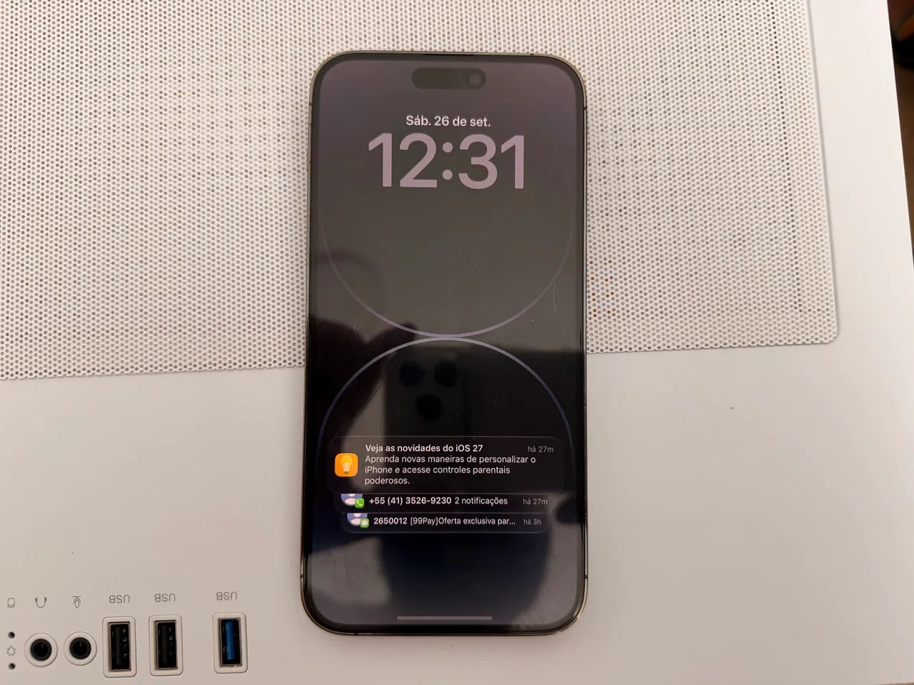 iPhone 14 Pro Max 128GB Roxo Profundo - Impecável + Várias Capas - Foto 2