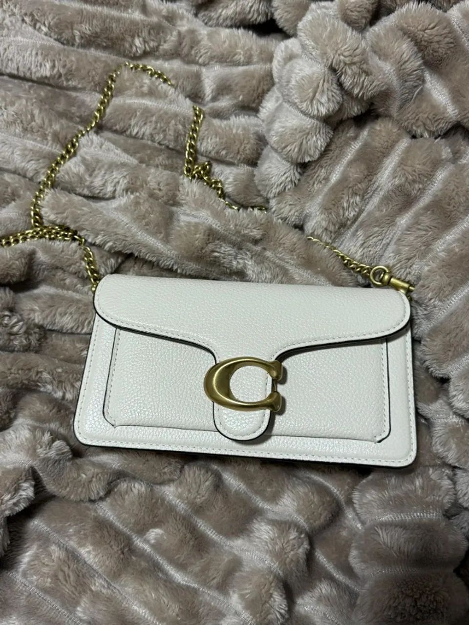 Bolsa Coach Tabby Off-White