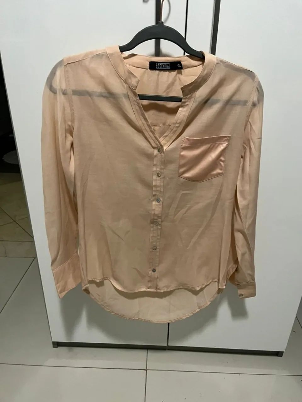 Blusinha social rosa bebê - Foto 2