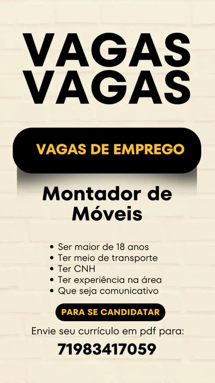 Montador de móveis