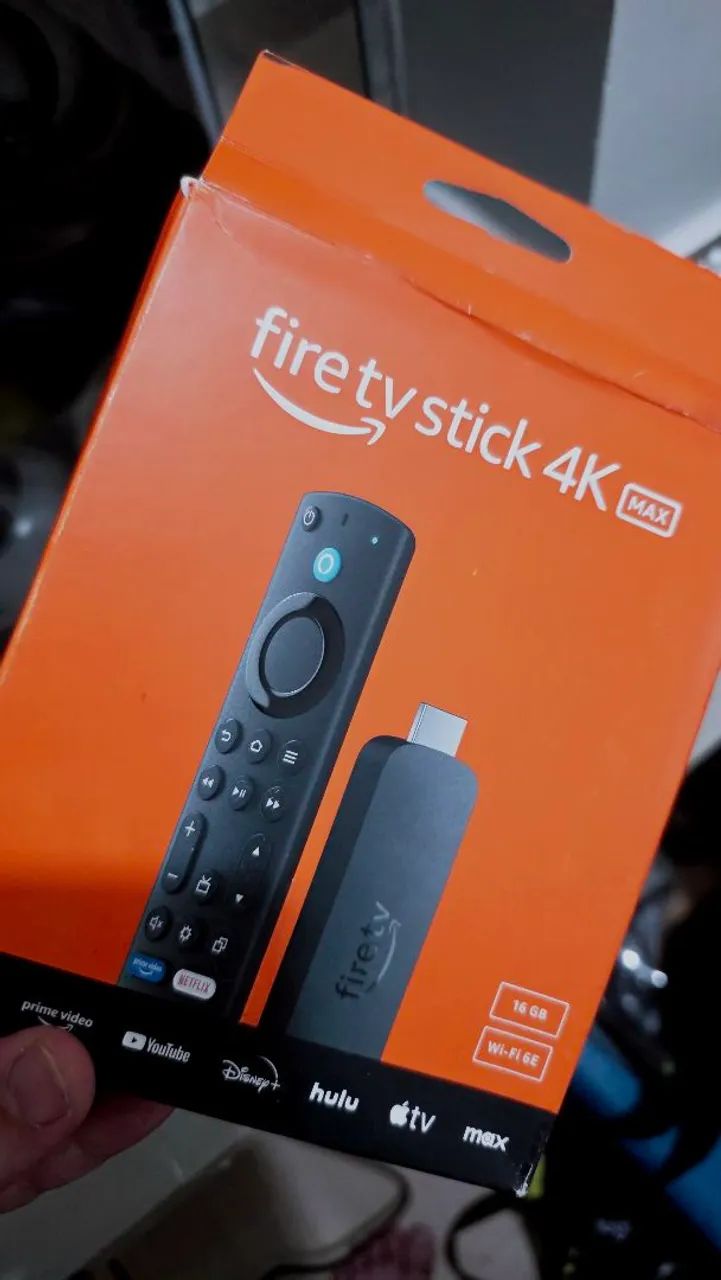 Amazon Fire TV Stick 4K Max 2ª Geração 16GB Wi-Fi 6E (NOVINHO!!) - Foto 4