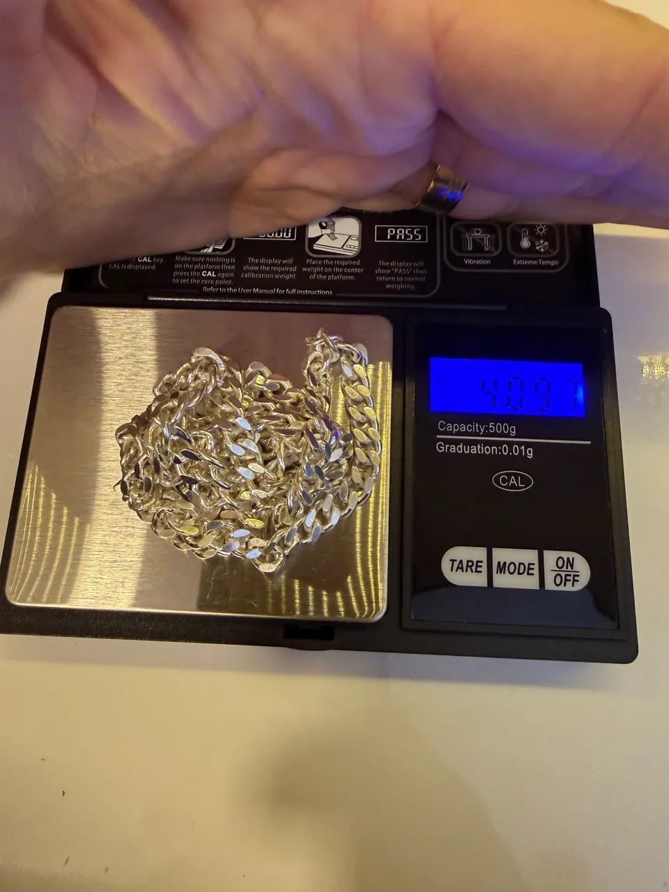 Cordão Prata 925 40g
