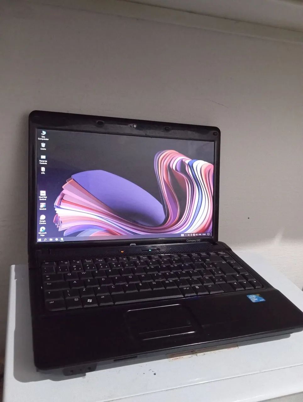 Notebook Hp Compaq processador Intel core 2 duo, memória de 4gb, HD de 500gb, windows 10 - Foto 3
