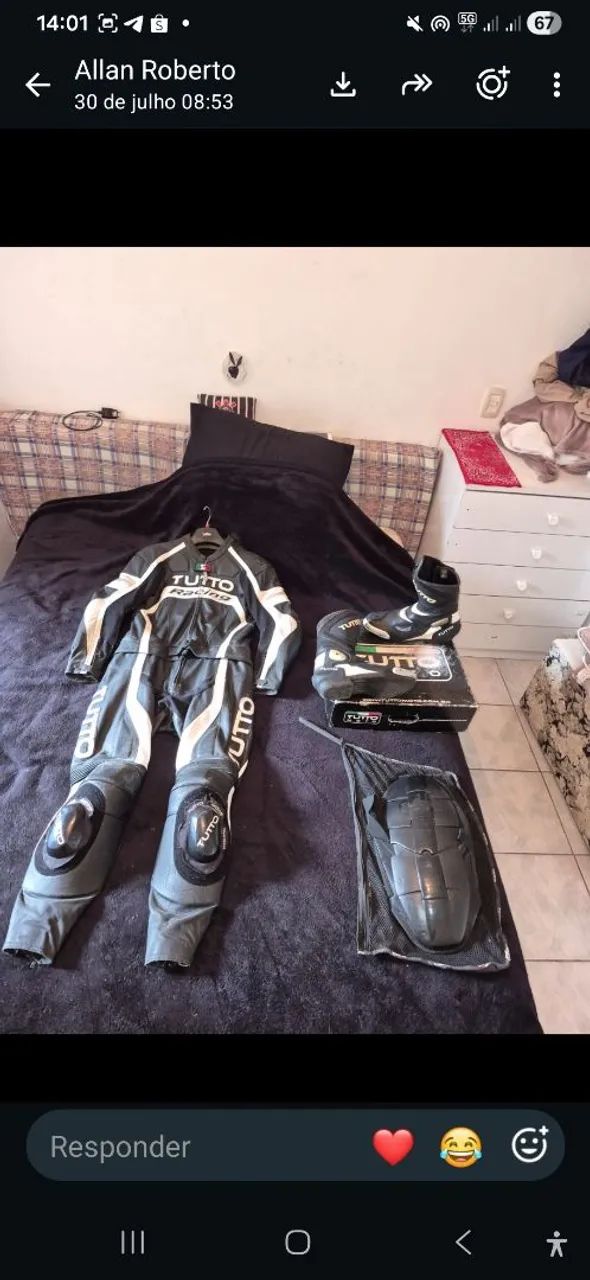 Macacão Tutto Moto Racing top - Foto 5