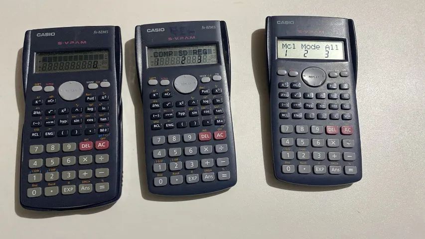 3 Calculadoras Casio fx-82MS - Foto 3