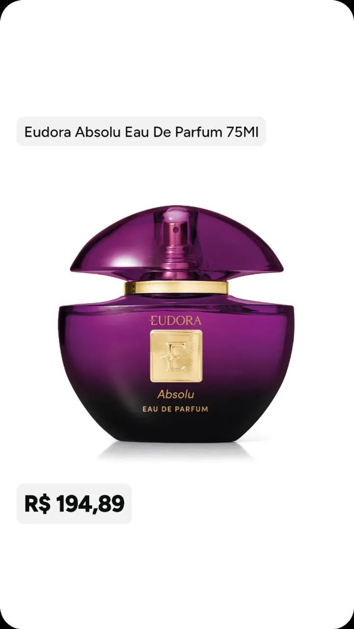 Eudora eau de parfum 75ML