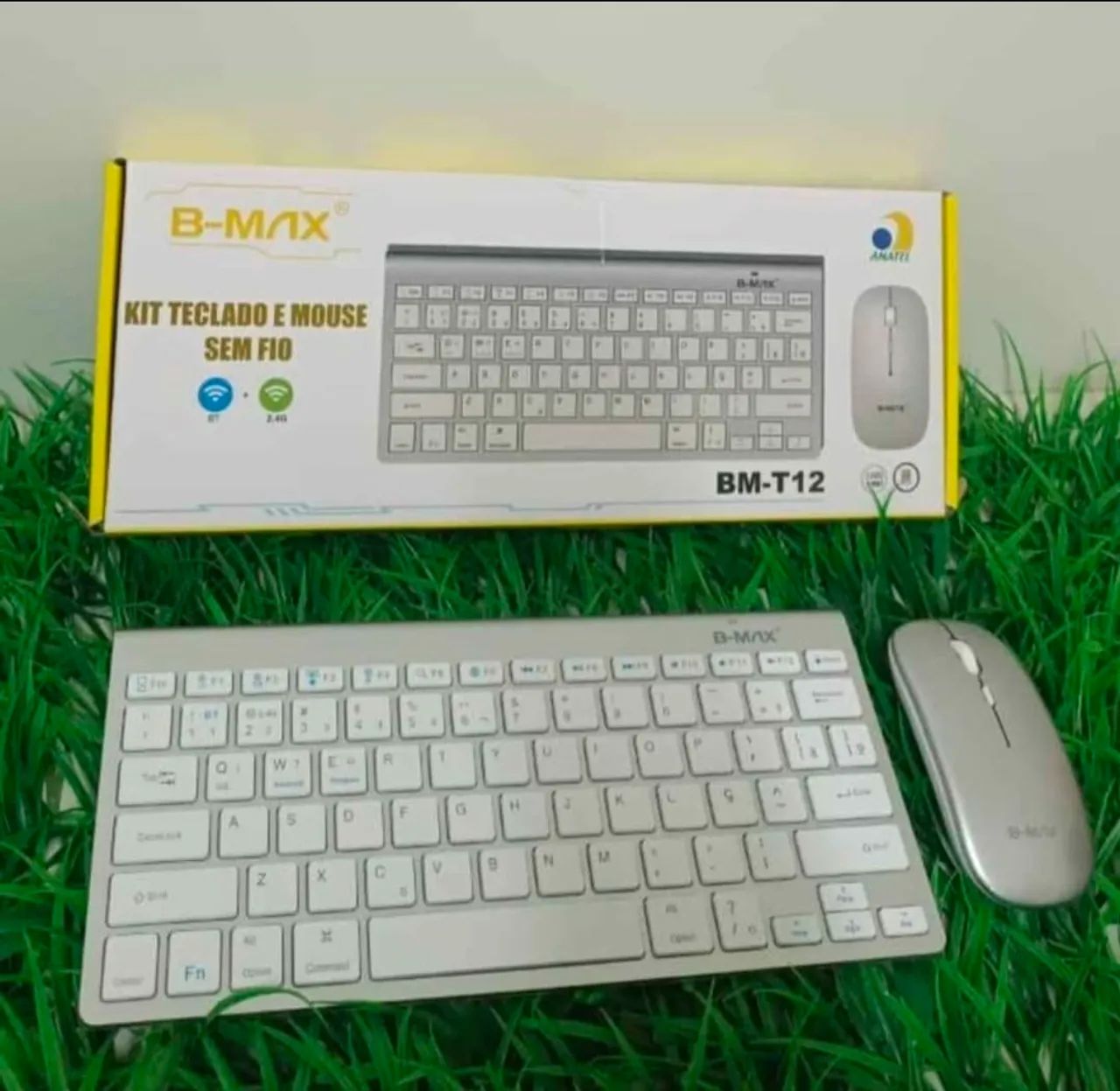 Kit Teclado e Mouse Bluetooth.