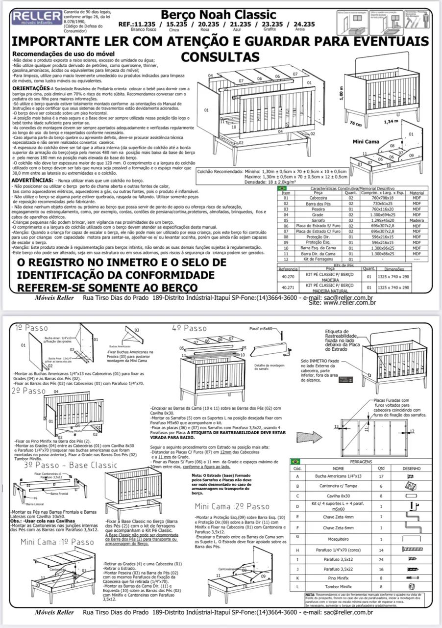 Berço Noah Classic - Foto 3