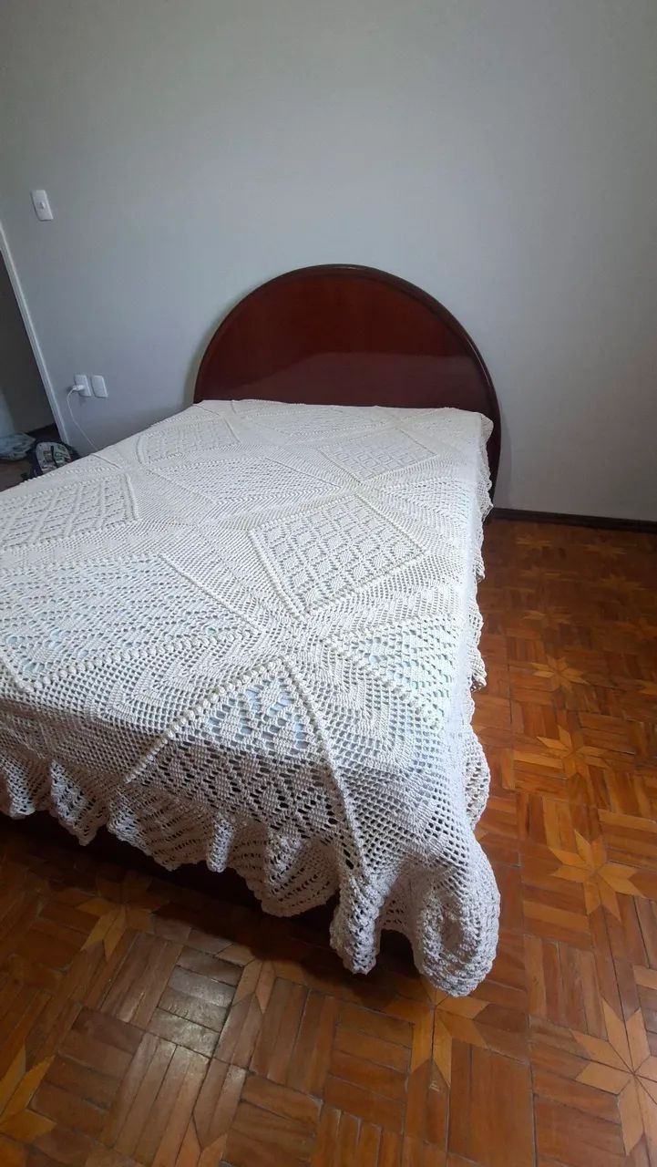 Colcha de Croche,  feita a mão, arte, peça unica, obra de arte - Foto 3