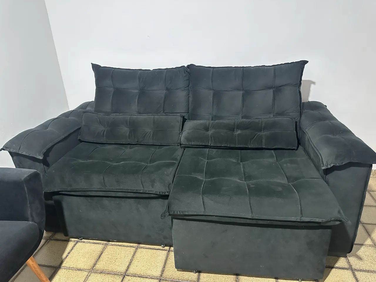 Sofá + poutronas , Aceito cartão ou pix - Foto 2