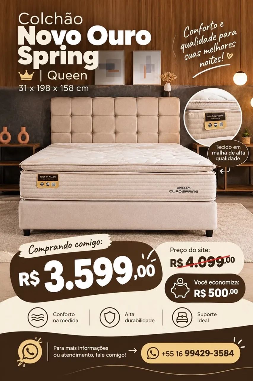 Colchões ORTOBOM - Foto 2