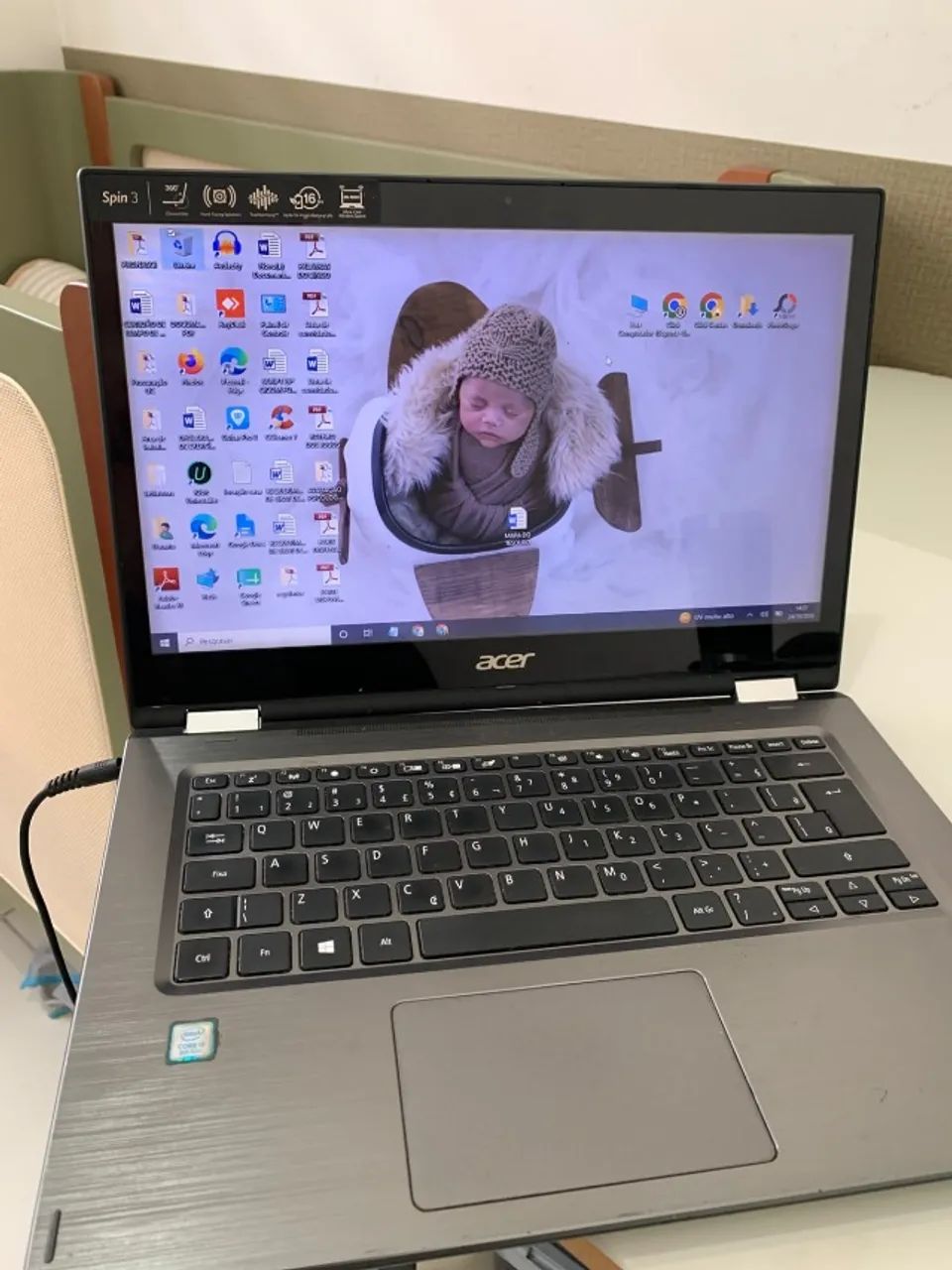Noteboock Acer Spin 3 SP314-51, Computador que vira tablet com touch screen