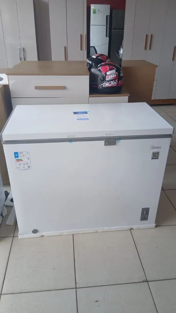 Freezer Horizontal Midea 293L Inverter Branco