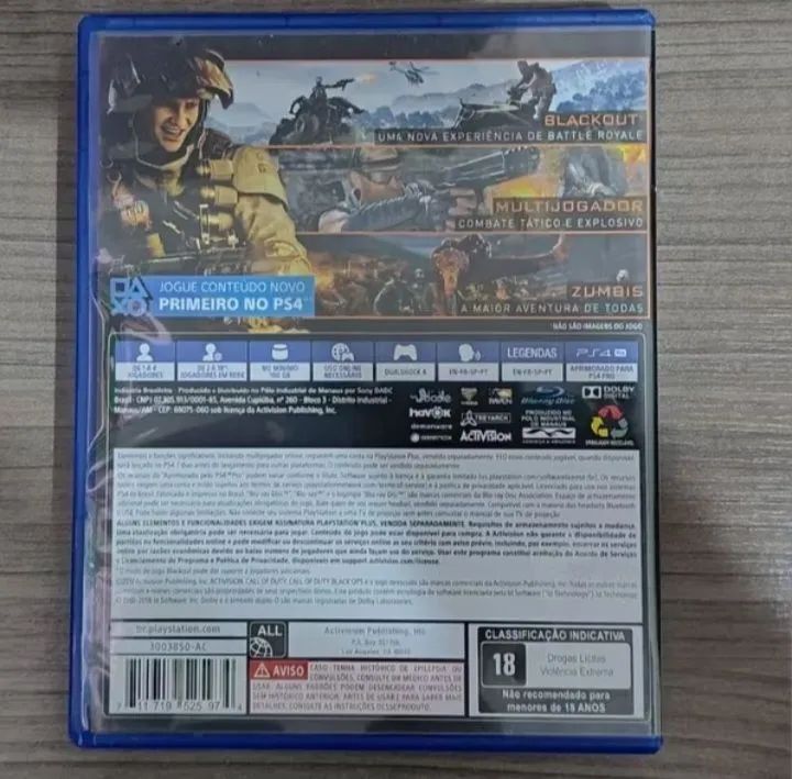 Jogo de Play 4 Call of Duty Black Ops 4 - Foto 2
