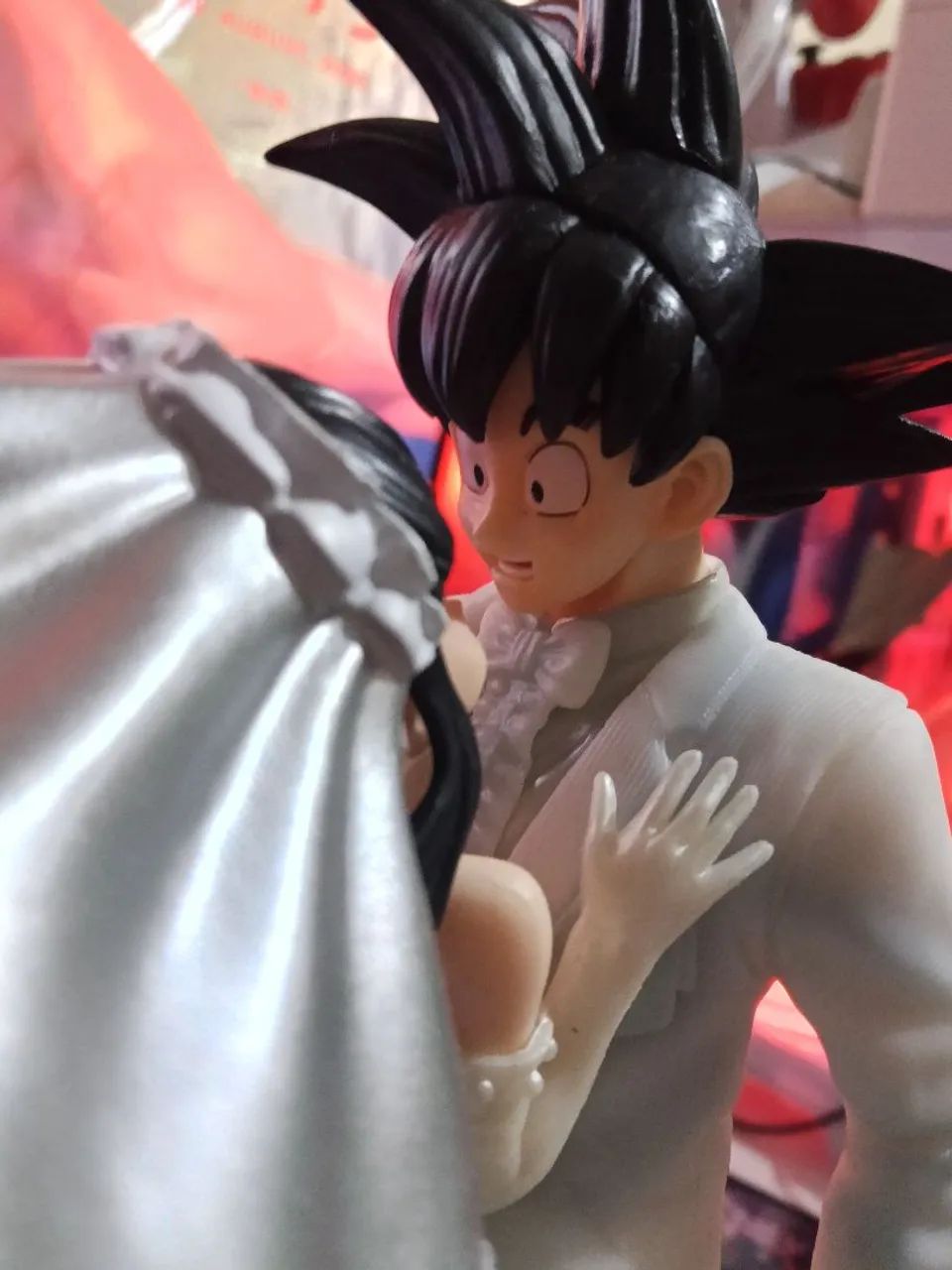Action figure casamento Goku e Chichi - Foto 2