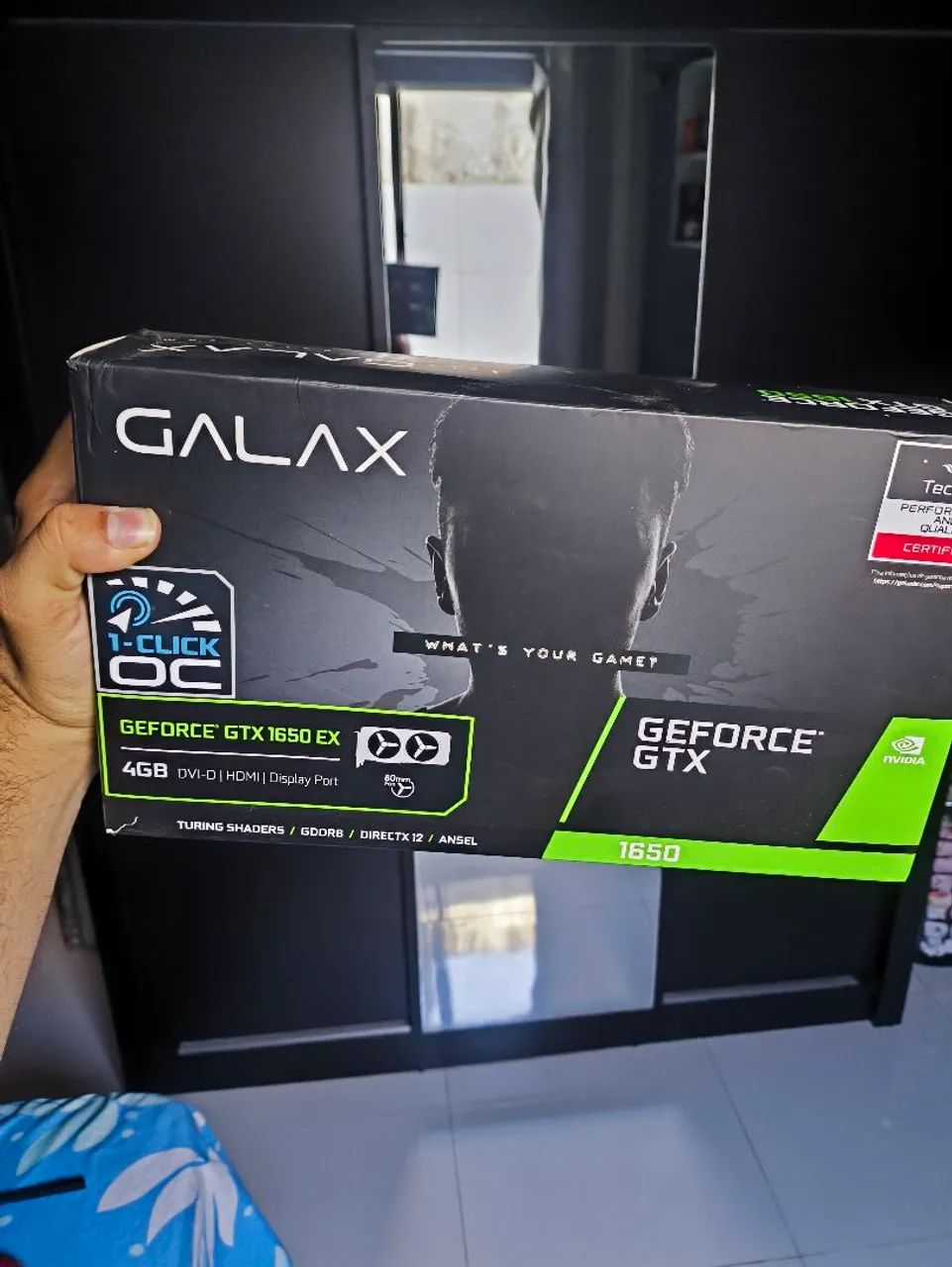 Placa de vídeo GTX 1650 4gb gddr6 