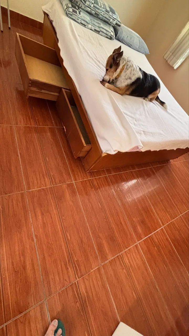 Cama de casal com 4 gavetões e colchão  - Foto 3
