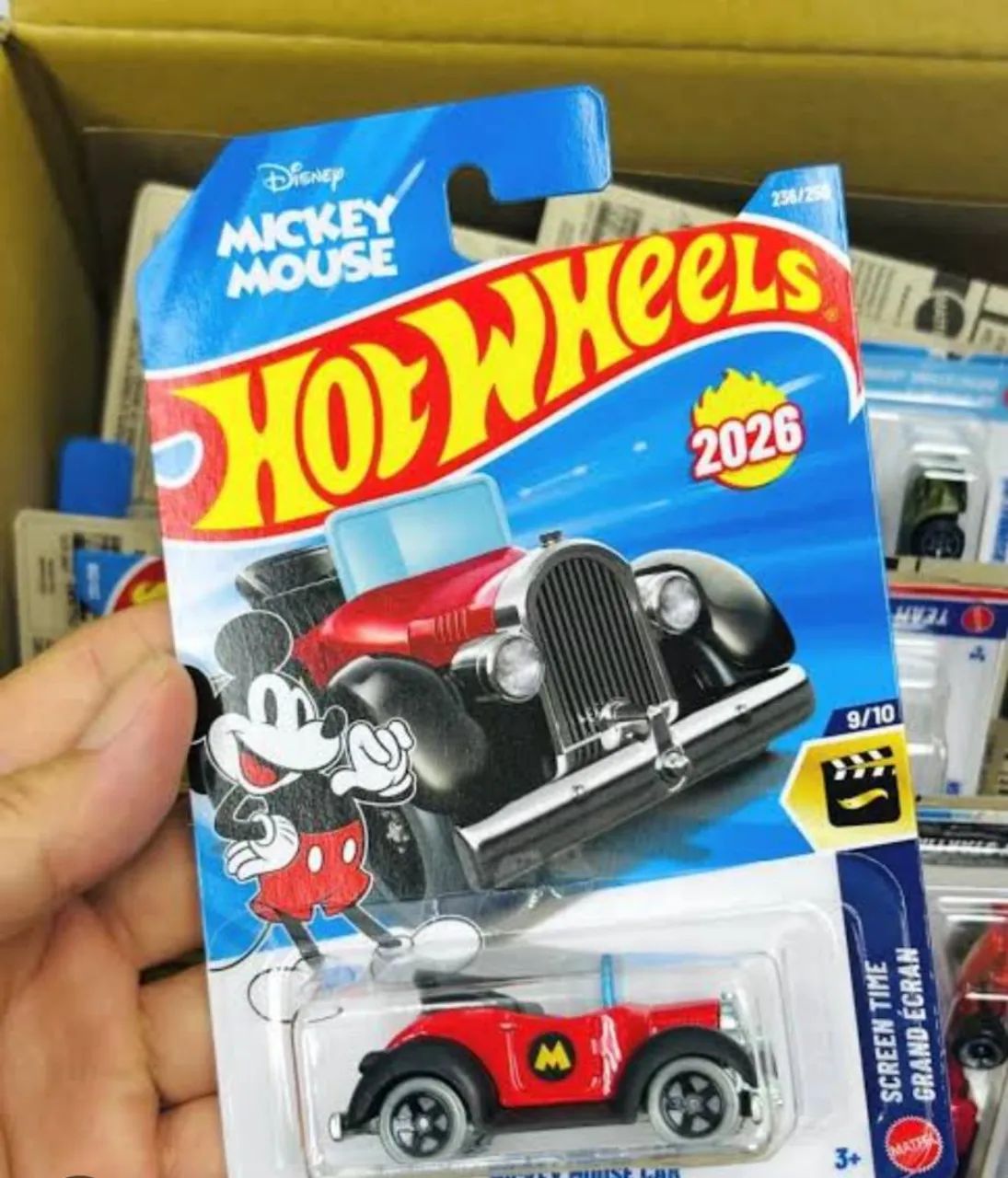 Carro do Mickey hot Wheels 