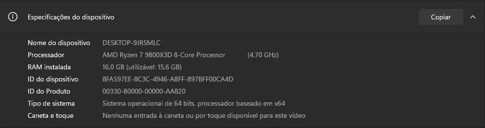 Processador Amd ryzen 7 9800x3d - Foto 3