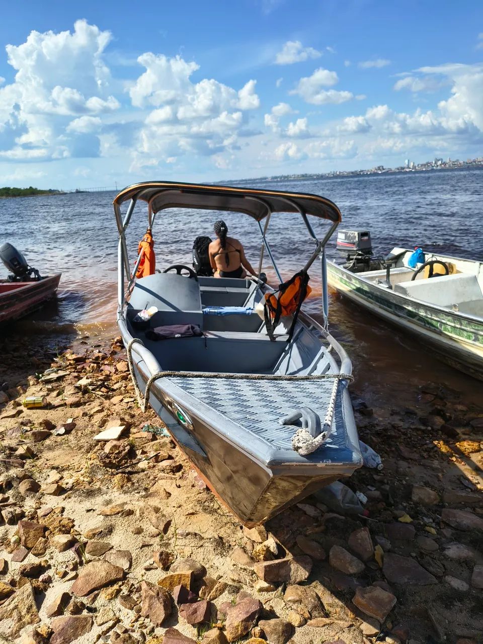 Lancha com motor 15HP Mercury - Foto 3