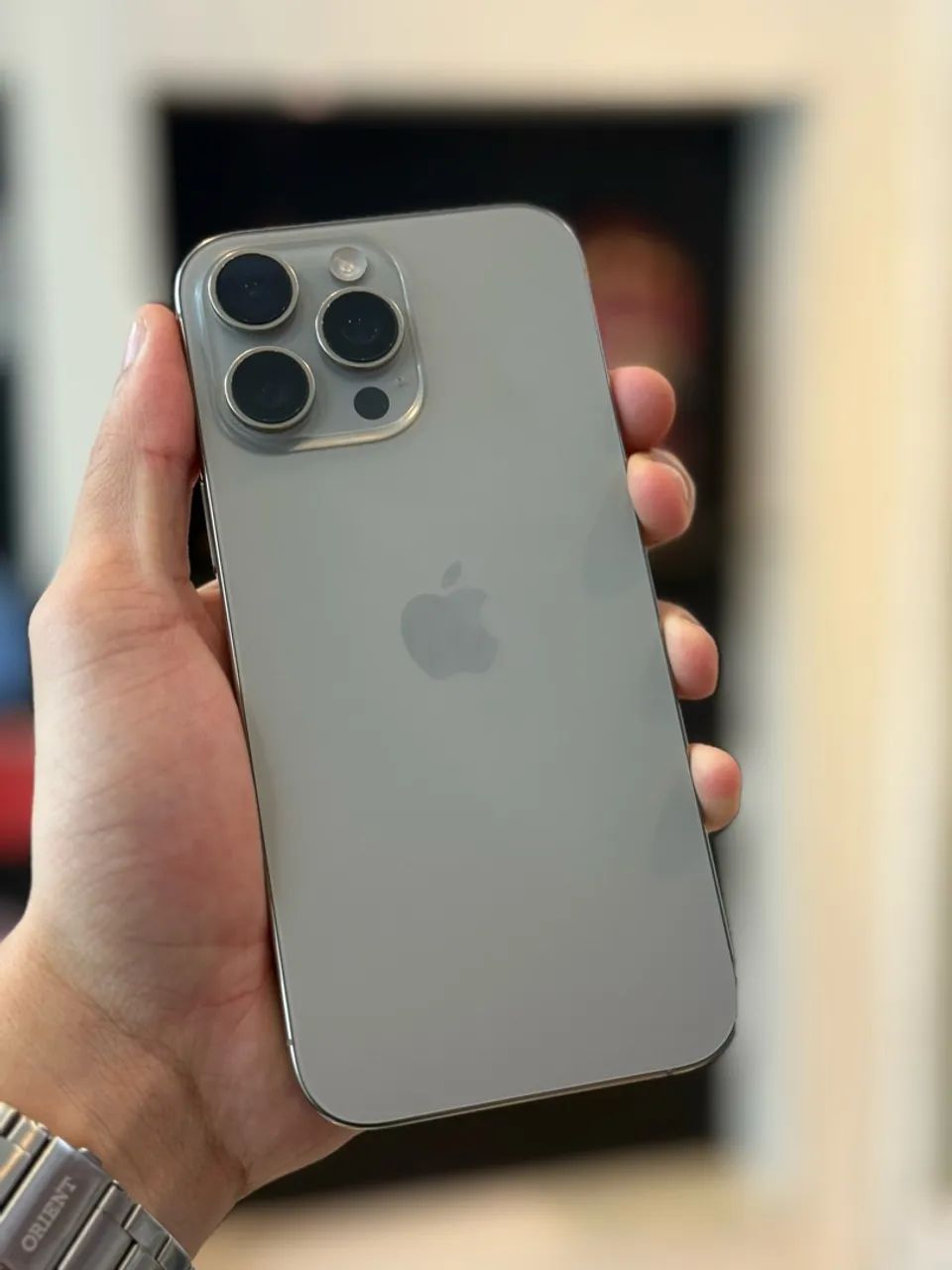 IPhone 16 Pro Max 256GB - Natural Titanium com garantia 
